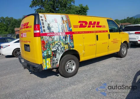 2019 Chevrolet Express 2500 Work Van из США, поврежденный, VIN 1GCWGAFP6K1204248